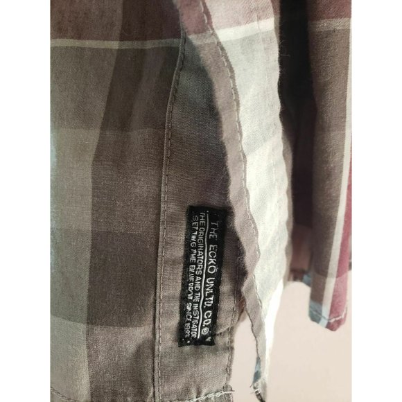 MENS ECKO UNLTD 1993 BUTTON DOWN SHIRT SIZE L - Picture 4 of 6